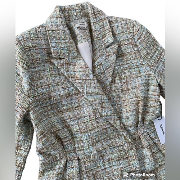 🔥🔥🔥 JASON WU Tweed Blazer size M 🔥🔥🔥 - Picture 4 of 11